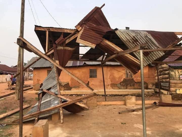 Hon. Frank Afriyie Provides Immediate Assessment and Relief to Rainstorm-Hit Liati Wote