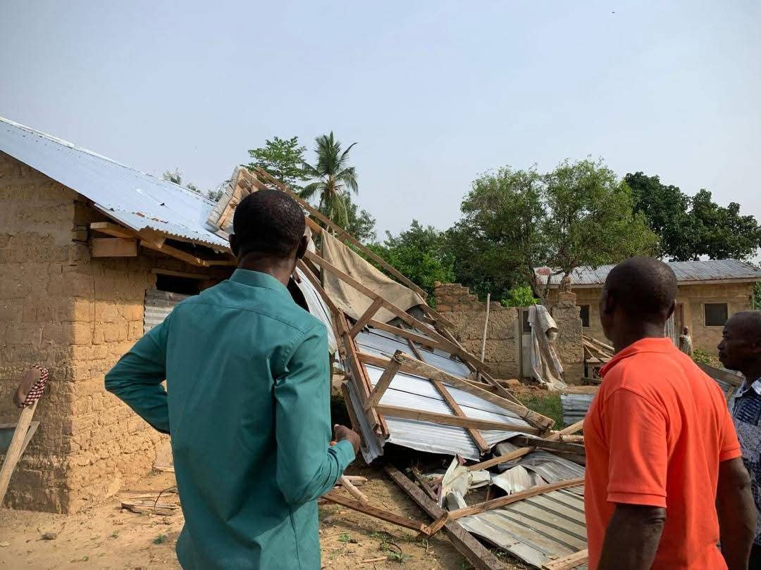 Hon. Frank Afriyie Provides Immediate Assessment and Relief to Rainstorm-Hit Liati Wote
