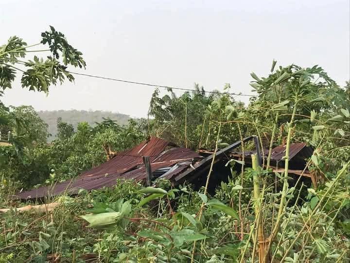Hon. Frank Afriyie Provides Immediate Assessment and Relief to Rainstorm-Hit Liati Wote