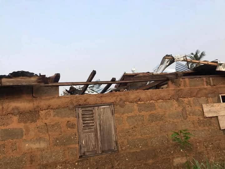 Hon. Frank Afriyie Provides Immediate Assessment and Relief to Rainstorm-Hit Liati Wote