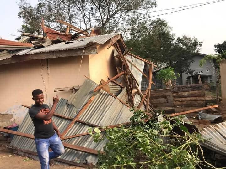 Hon. Frank Afriyie Provides Immediate Assessment and Relief to Rainstorm-Hit Liati Wote