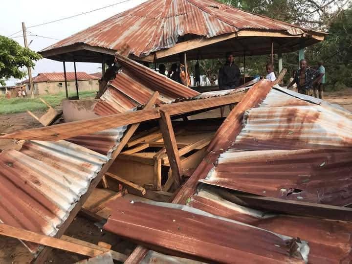 Hon. Frank Afriyie Provides Immediate Assessment and Relief to Rainstorm-Hit Liati Wote