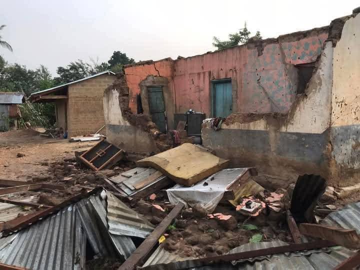 Hon. Frank Afriyie Provides Immediate Assessment and Relief to Rainstorm-Hit Liati Wote