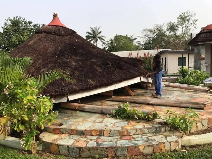 Hon. Frank Afriyie Provides Immediate Assessment and Relief to Rainstorm-Hit Liati Wote