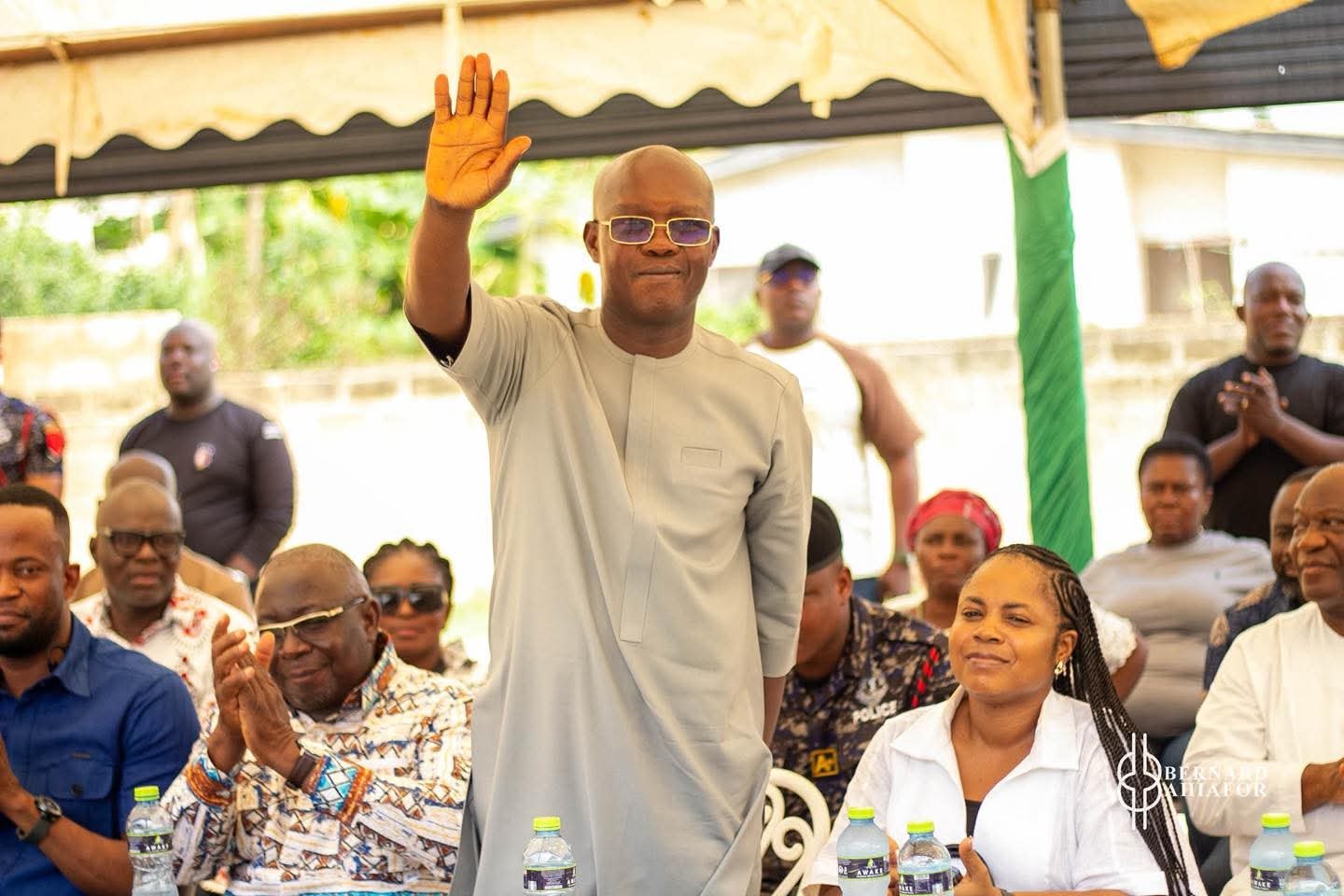 Hon. Bernard Ahiafor Addresses Akatsi College of Education Trainees at TEIN Handing-Over Ceremony