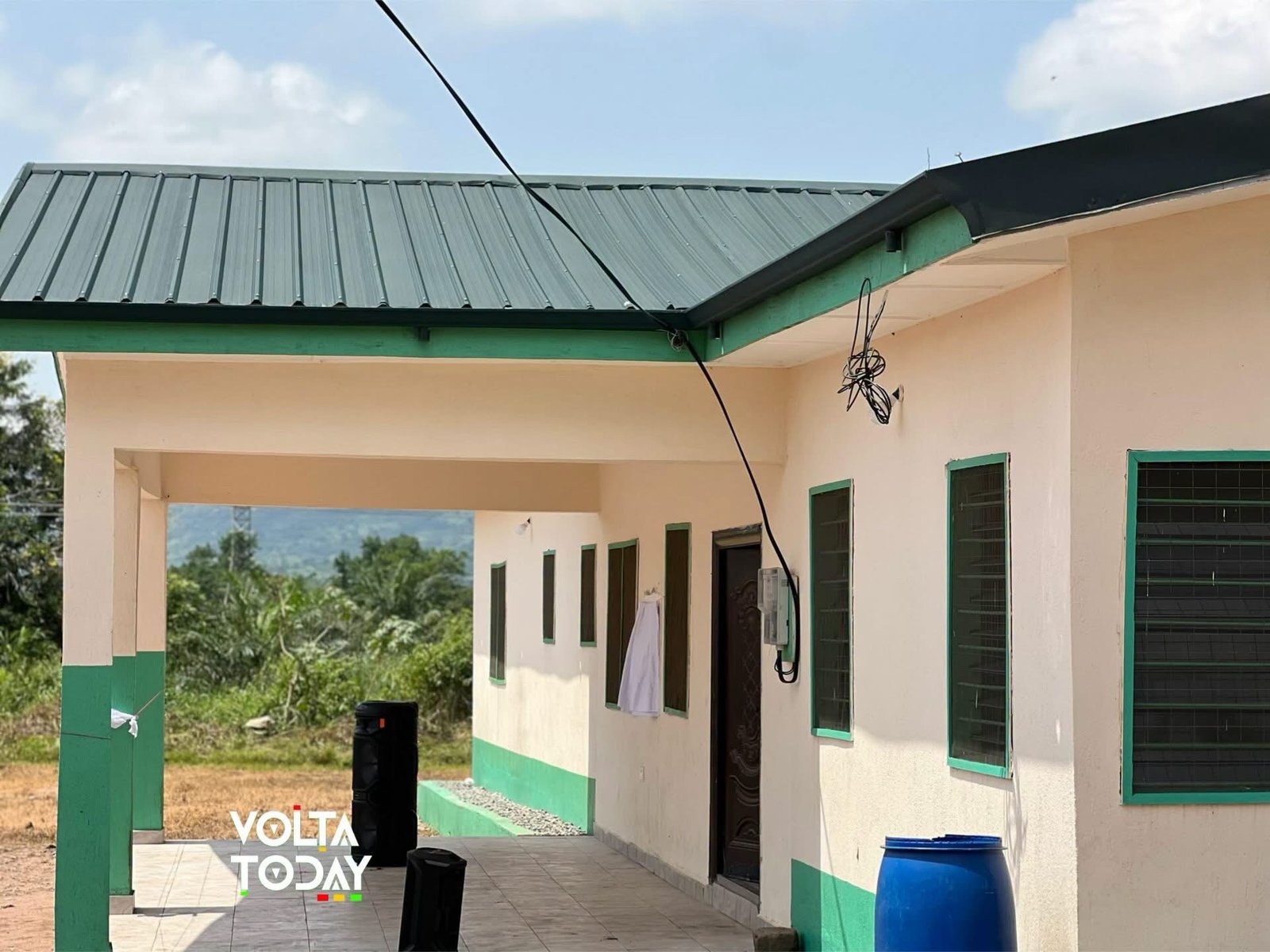 Ho West MP Bedzrah Emmanuel and DCE Commission and Hand Over CHPS Compound at Bakpe