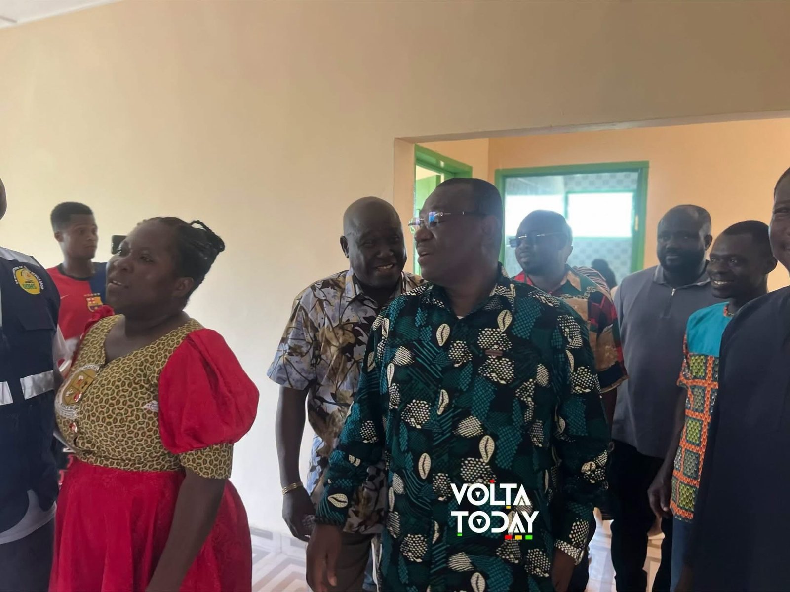 Ho West MP Bedzrah Emmanuel and DCE Commission and Hand Over CHPS Compound at Bakpe