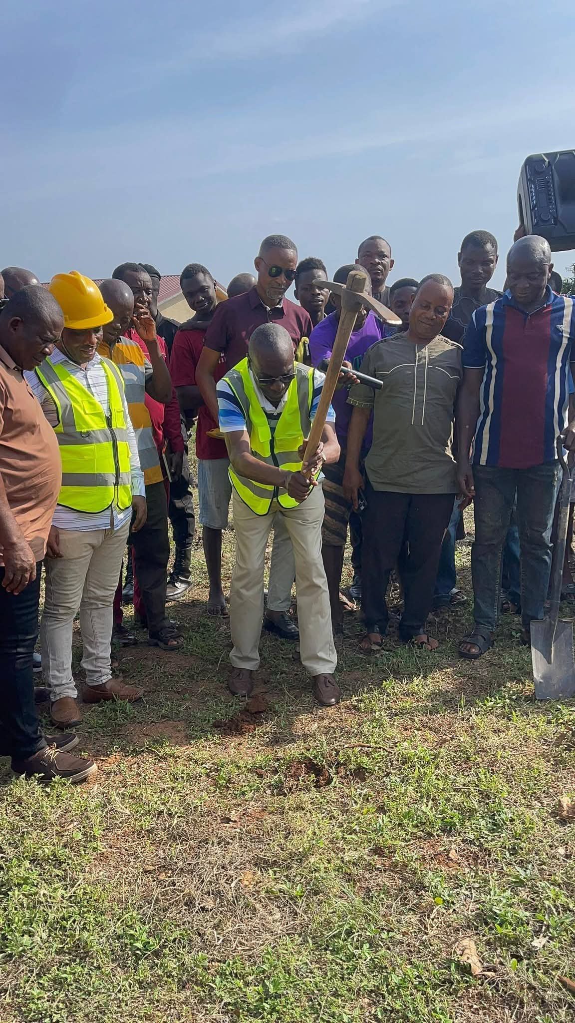 Hon. Peter Nortsu-Kotoe Joins Akatsi North DCE to Sod-Cut Educational Facilities at Lome- Ghana Basic School