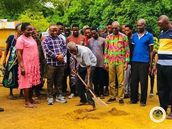 Akatsi North MP Breaks Ground for New Classroom and KG Blocks at Ashiagborvi Basic School