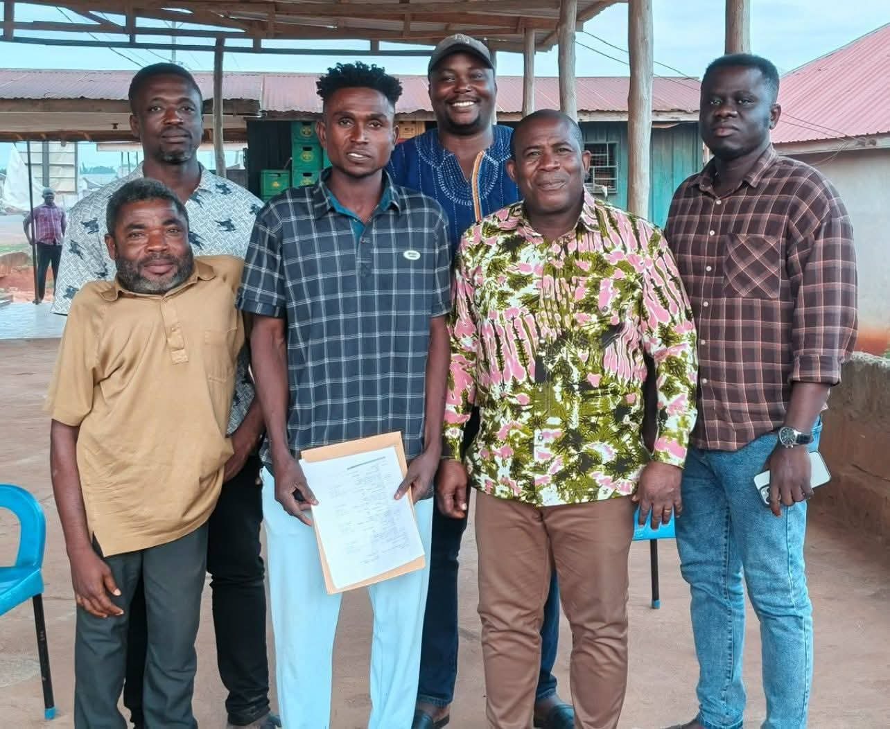 Akatsi North MP Sponsors Division Two Footballer Kennedy Tu for Overseas Trials
