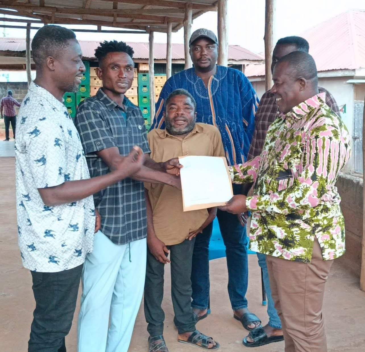 Akatsi North MP Sponsors Division Two Footballer Kennedy Tu for Overseas Trials