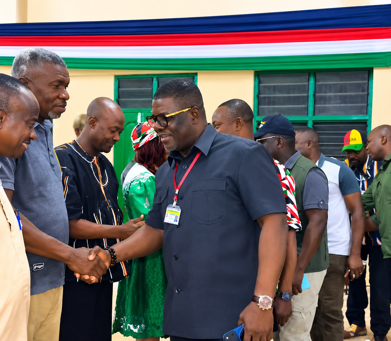 Hon. Rockson Dafeamekpor and South Dayi Party Leaders Congratulate Newly Elected NDC Constituency Executives
