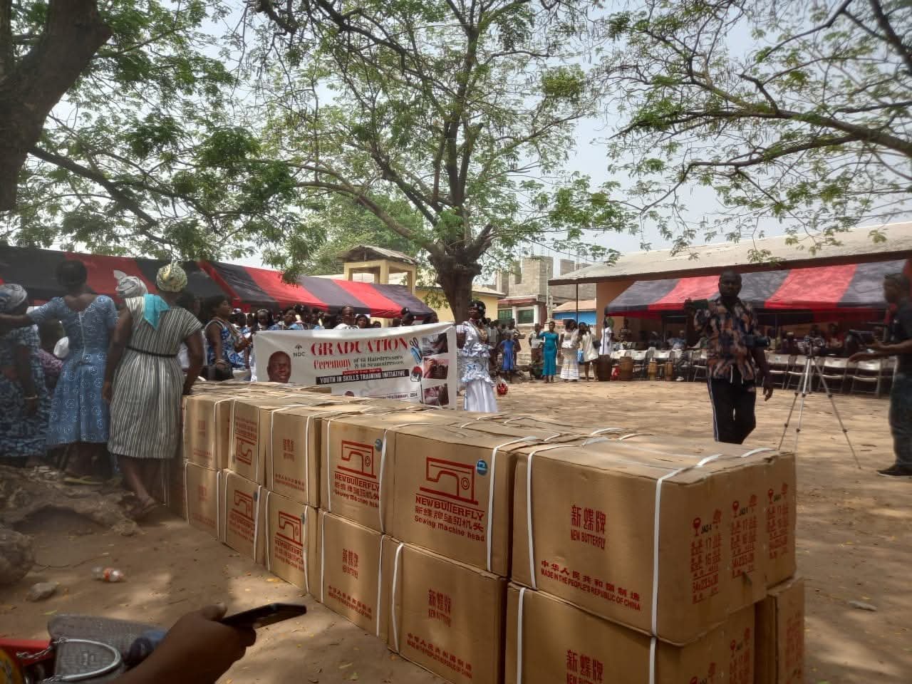 Hon. Charles Agbeve Equips Agotime-Ziope Youth with Startup Kits for Economic Independence